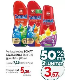 Somat - Rentavaixelles Duo Gel