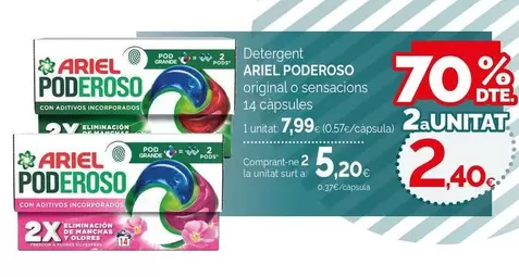 Ariel - Detergent Poderoso