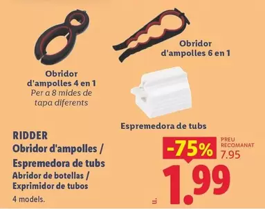 Ridder - Espremedora De Tubs