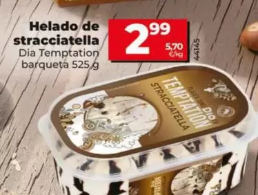 Dia Temptation - Helado De Stracciatella