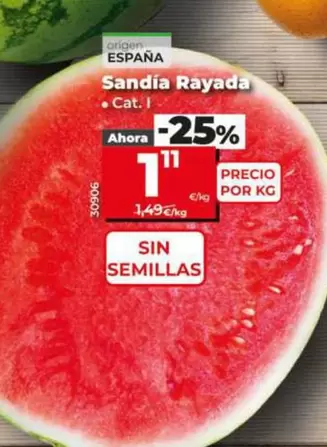 Sandía Rayada