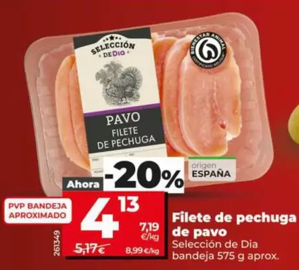 Seleccion De Dia - Filete De Pechuga De Pavo
