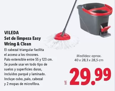 Vileda - Set De Limpeza Easy Wring & Clean