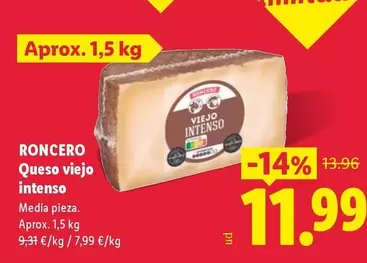 Roncero - Queso Viejo Intenso