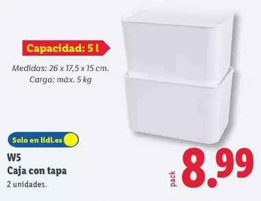 W5 - Caja Con Tapa