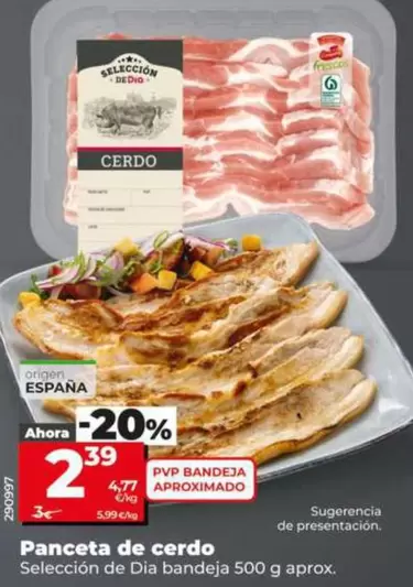 Seleccion De Dia - Panceta De Cerdo