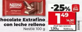 Nestlé - Chocolate Extrafino Con Leche Relleno