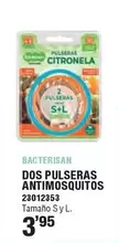 Bacterisan - Dos Pulseras Antimosquitos
