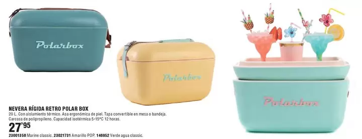 Polarbox - Nevera Rigida Retro
