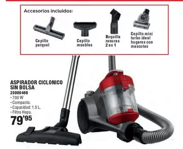 Aspirador Ciclonico Sin Bolsa