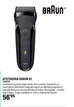 Braun - Afeitadora S3