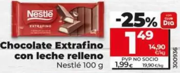 Nestlé - Chocolate Extrafino Con Leche Relleno