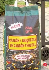 Oko Grill - Saco De Carbon + Briquetas 