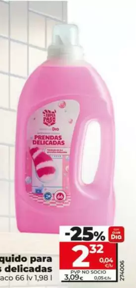 Dia Super Paco - Detergente Liquido Para Prendas Delicadas