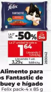 Felix - Alimento Para Gatos Fantastic De Buey E Hígado
