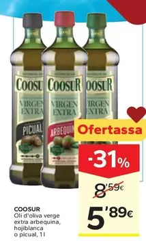 Coosur - Oli D'oliva Verge Extra Arbequina