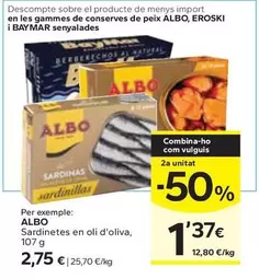 Albo - Sardinetes En Oli D'oliva