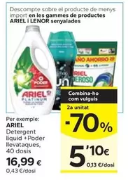 Ariel - Detergent Liquid + Poder Llevataques