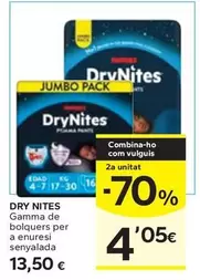 DryNites - Gamma De Bolquers Per A Enuresi