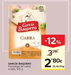 García Baquero - Formatge De Cabra A Talls