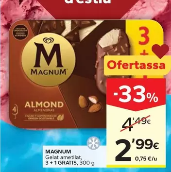 Magnum - Gelat Ametllat