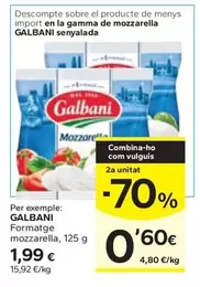 Galbani - Formatge Mozzarella