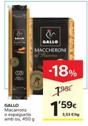 Gallo - Macarros O Espaguetis Amb Ou