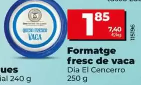 Dia El Cencerro - Queso Fresco De Vaca