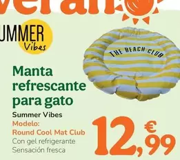 Summer Vibes - Manta Refrescante Para Gato