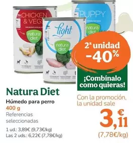 Natura Diet - Humedo Para Perro