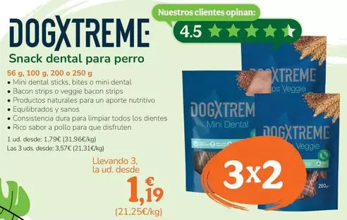 Dogxtreme - Snack Dental Para Perro