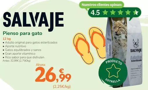 Salvaje - Pienso Para Gato