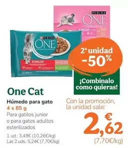 Purina - One Cat Humedo Para Gato