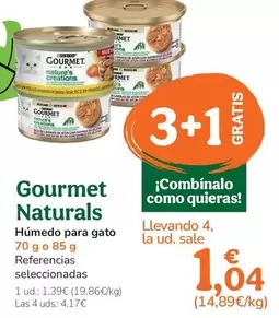 Gourmet Naturals - Humedo Para Gato