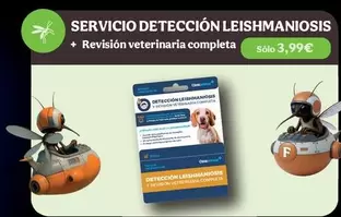 Servicio Detección Leishmaniosis + Revisión Veterinaria Completa