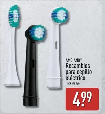 Ambiano - Recambios Para Cepillo Eléctrico