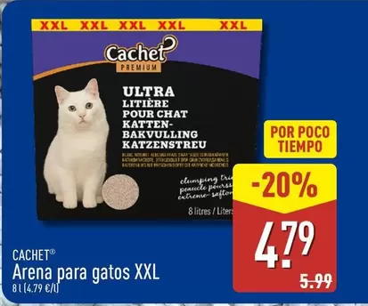 Cachet - Arena Para Gatos Xxl