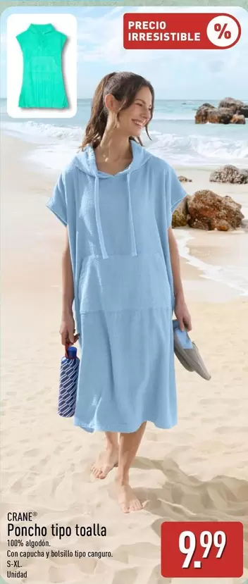 Crane - Poncho Tipo Toalla