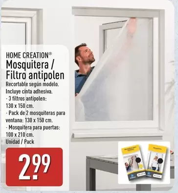 Home Creation - Mosquitera/Filtro Antipolen