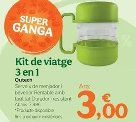 Outech - Kit De Viaje 3 En 1