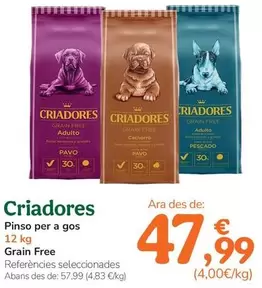 Criadores - Pienso Para Perro