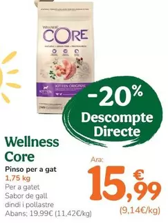 Wellness Core - Pienso Para Gato