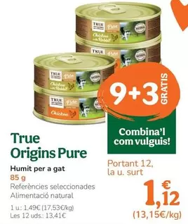 True Origins - Pure Humedo Para Gato