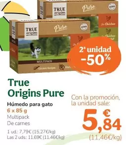 True Origins - Pure Humedo Para Gato