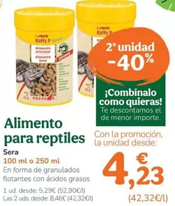 Sera - Alimento Para Reptiles