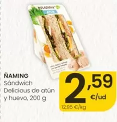 Ñaming - Sándwich Delicious De Atun Y Huevo