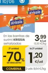 Krissia - En Las Barritas De Surimi