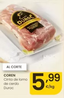 Coren - Cinta De Lomo De Cerdo Duroc