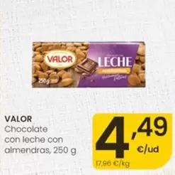 Valor - Chocolate Con Leche Con Almendras