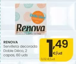 Renova - Servilleta Decorada Doble Deco